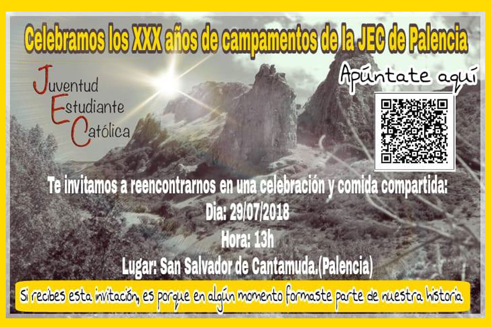 30 años de campamentos en la JEC