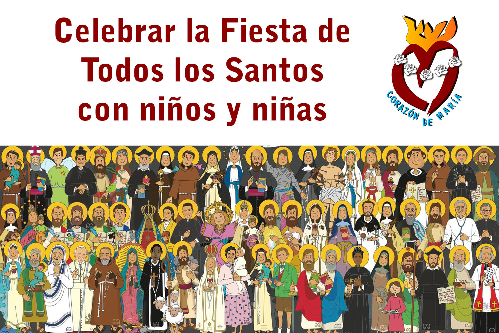 Celebrar Todos los Santos en el colegio