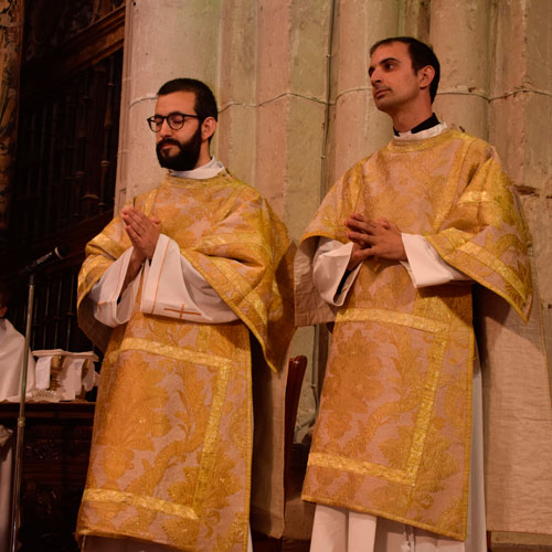 Ordenación diaconal de Álvaro Pinto y Daniel Becerril