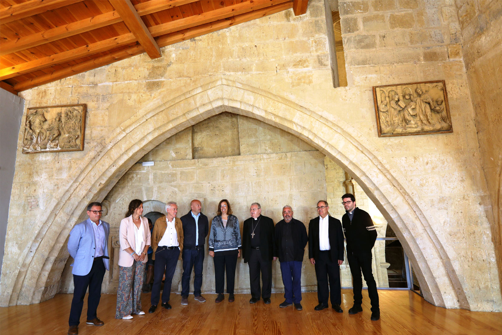 Visita a las obras de Santa Eulalia