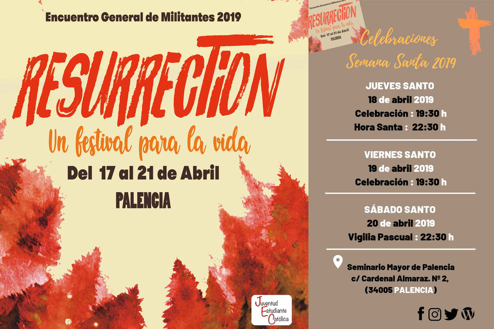 Palencia acogerá el Encuentro general de la JEC