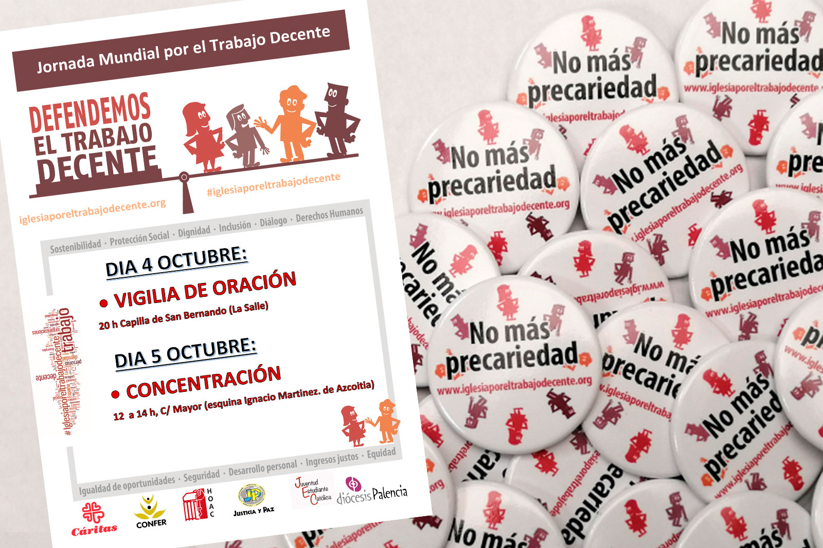 Frente a la indecente precariedad, trabajo decente