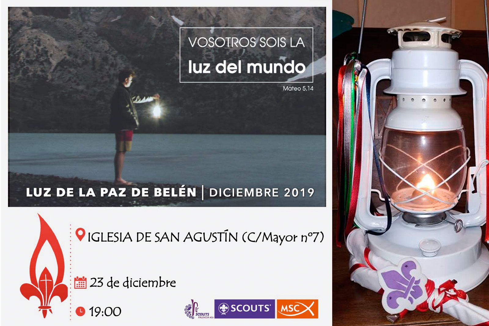 Entrega de la Luz de la Paz de Belén