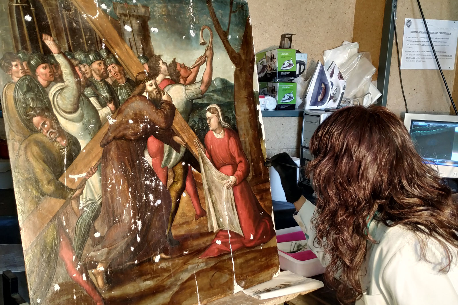 Visita al Taller de Restauración