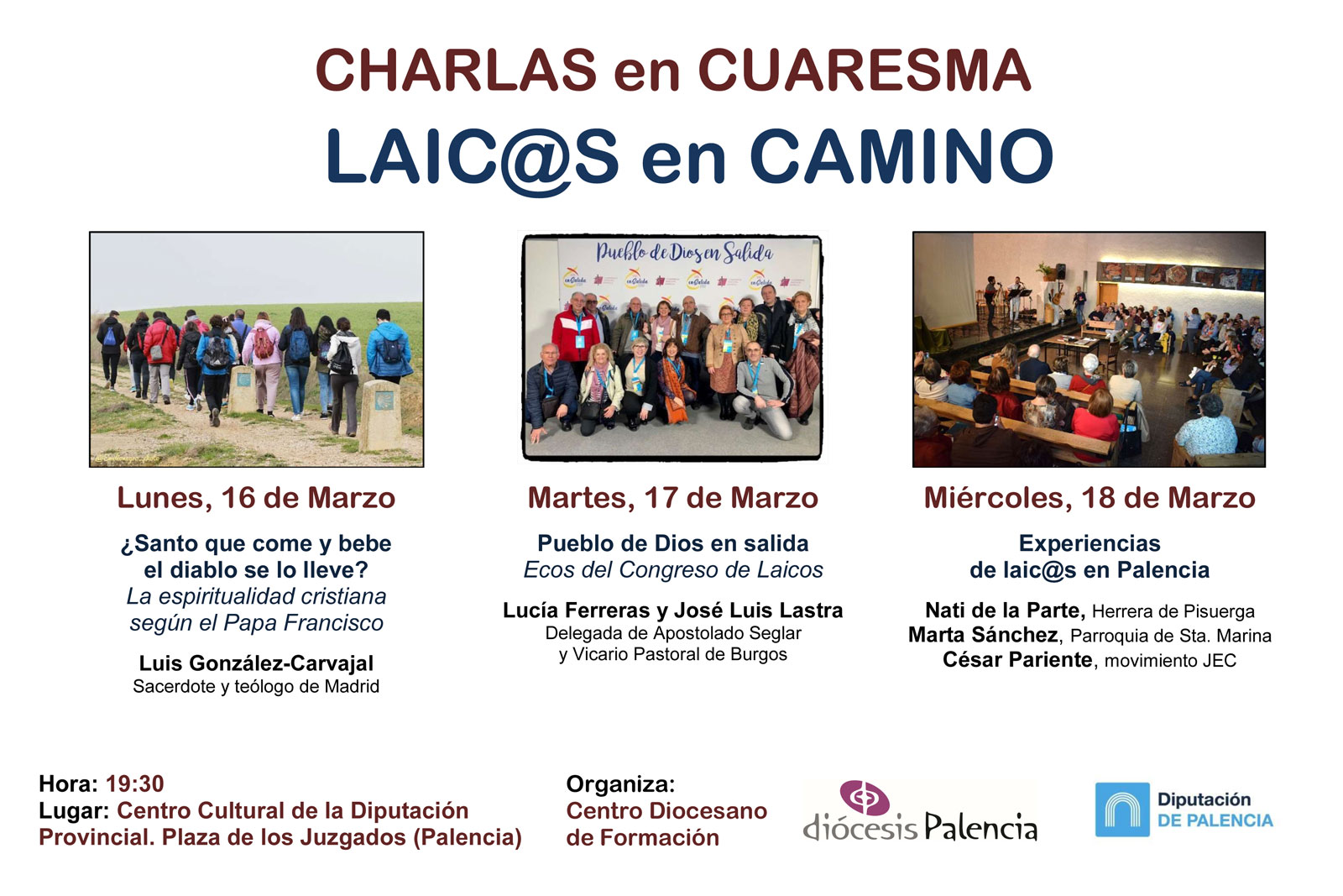 Charlas en Cuaresma 2020 - Laic@s en Camino