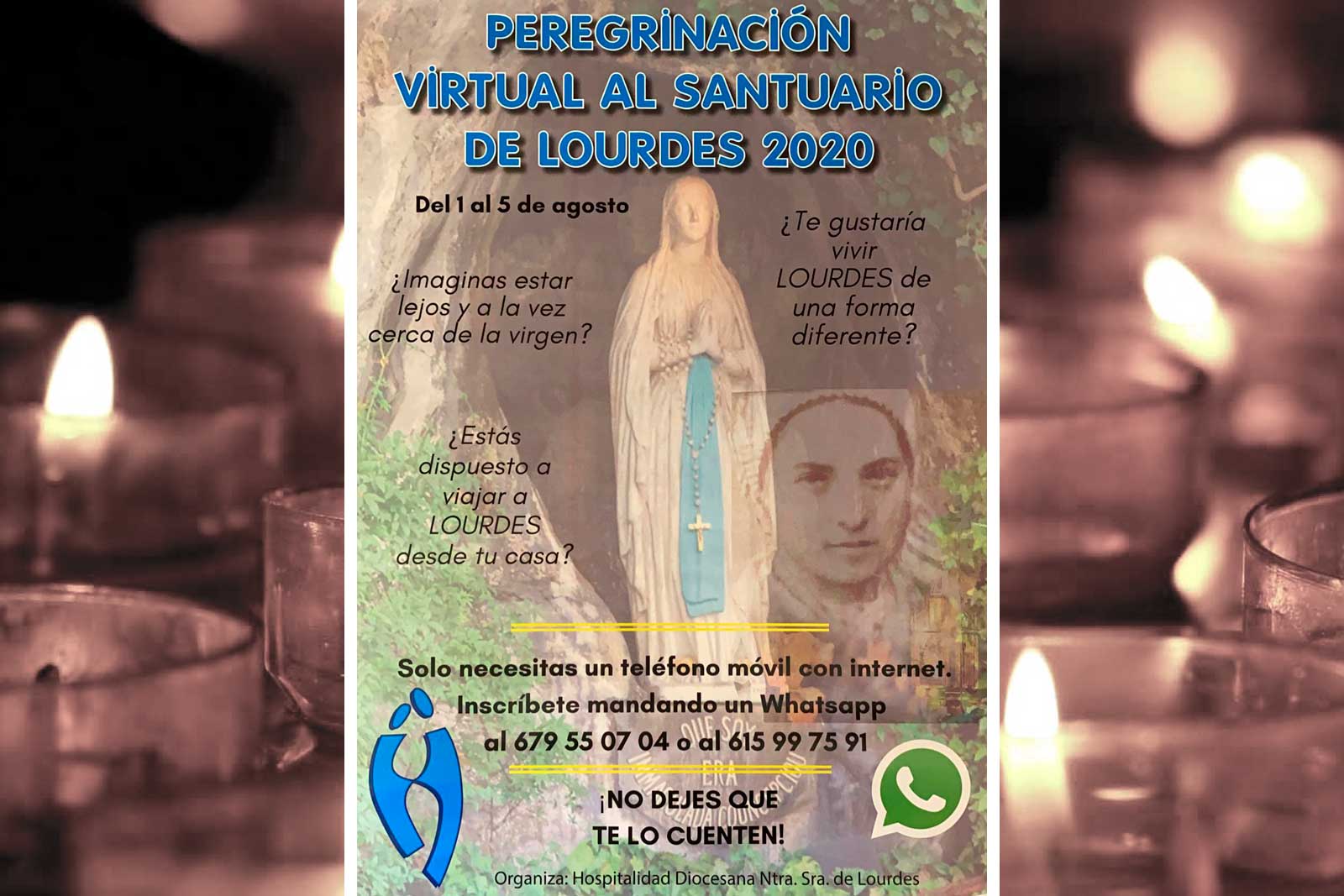 Peregrinación virtual al Santuario de Lourdes