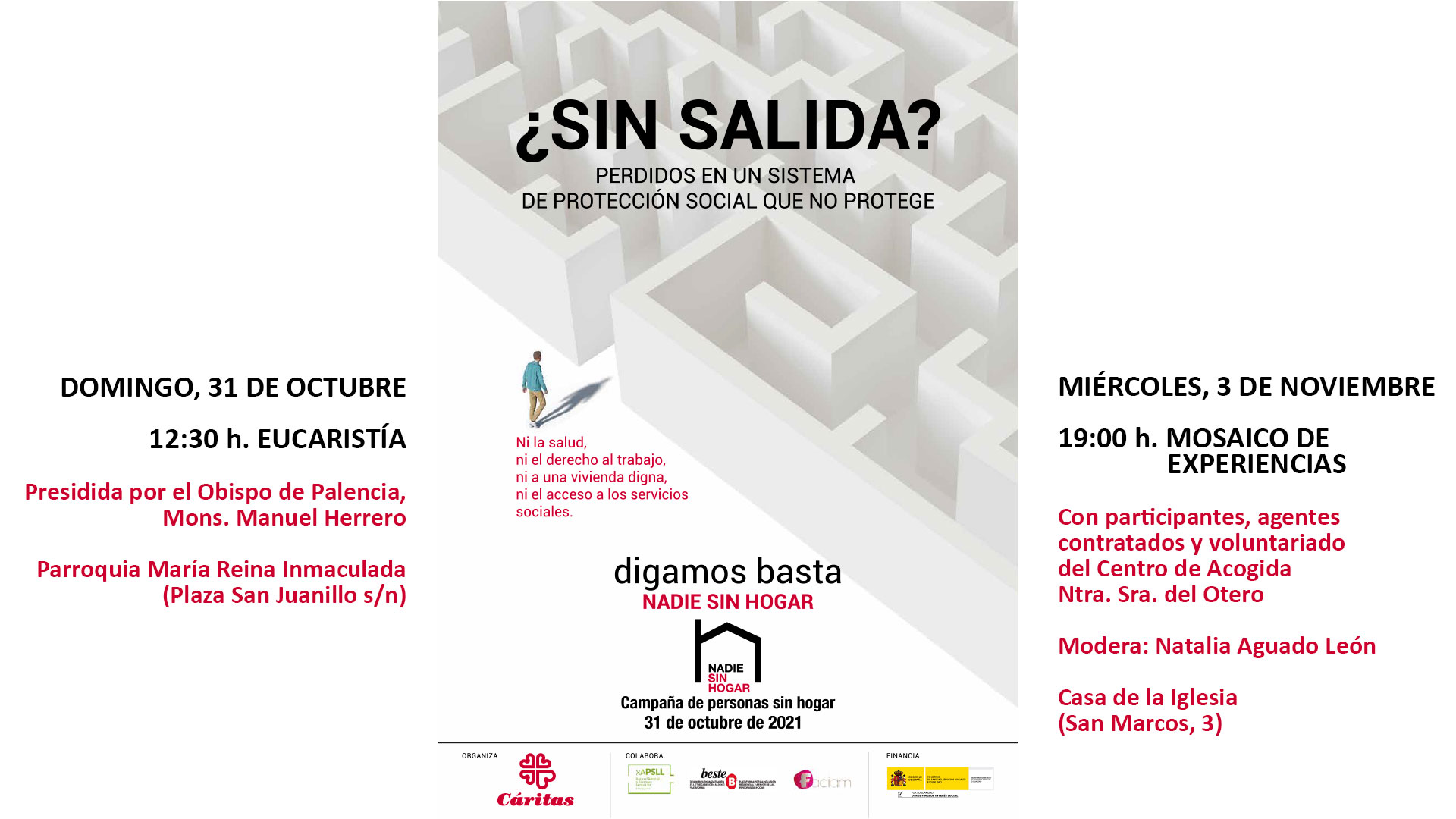 Día de las Personas en situación de Sin Hogar 2021