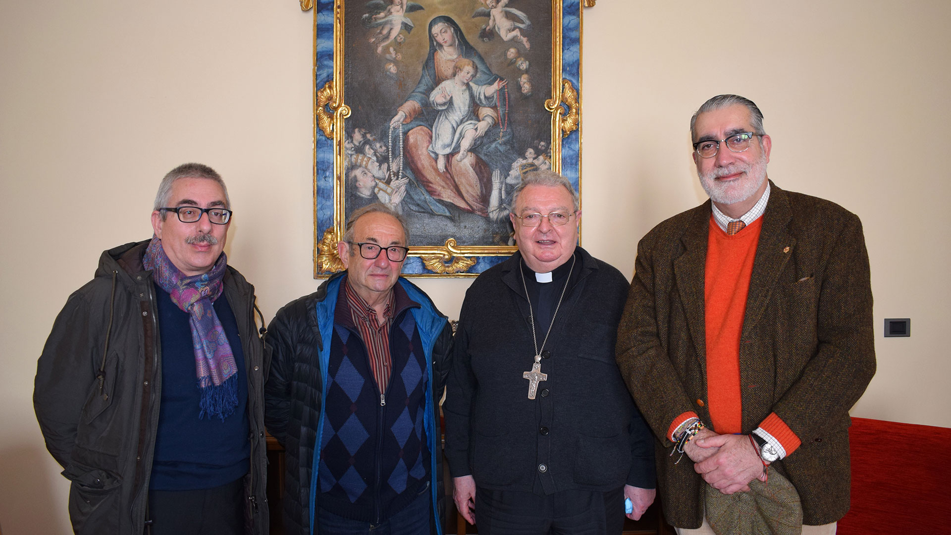 Nuestro obispo recibe a la Asociación de Amigos de la Catedral