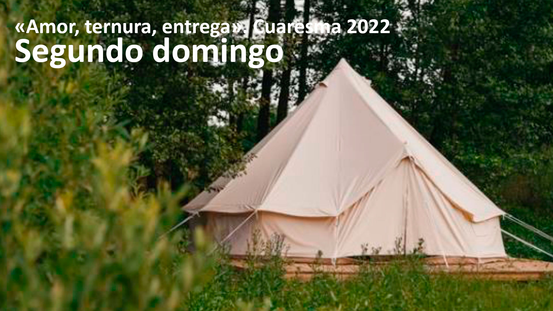 “Amor, Ternura, Entrega”. Segundo domingo de Cuaresma 