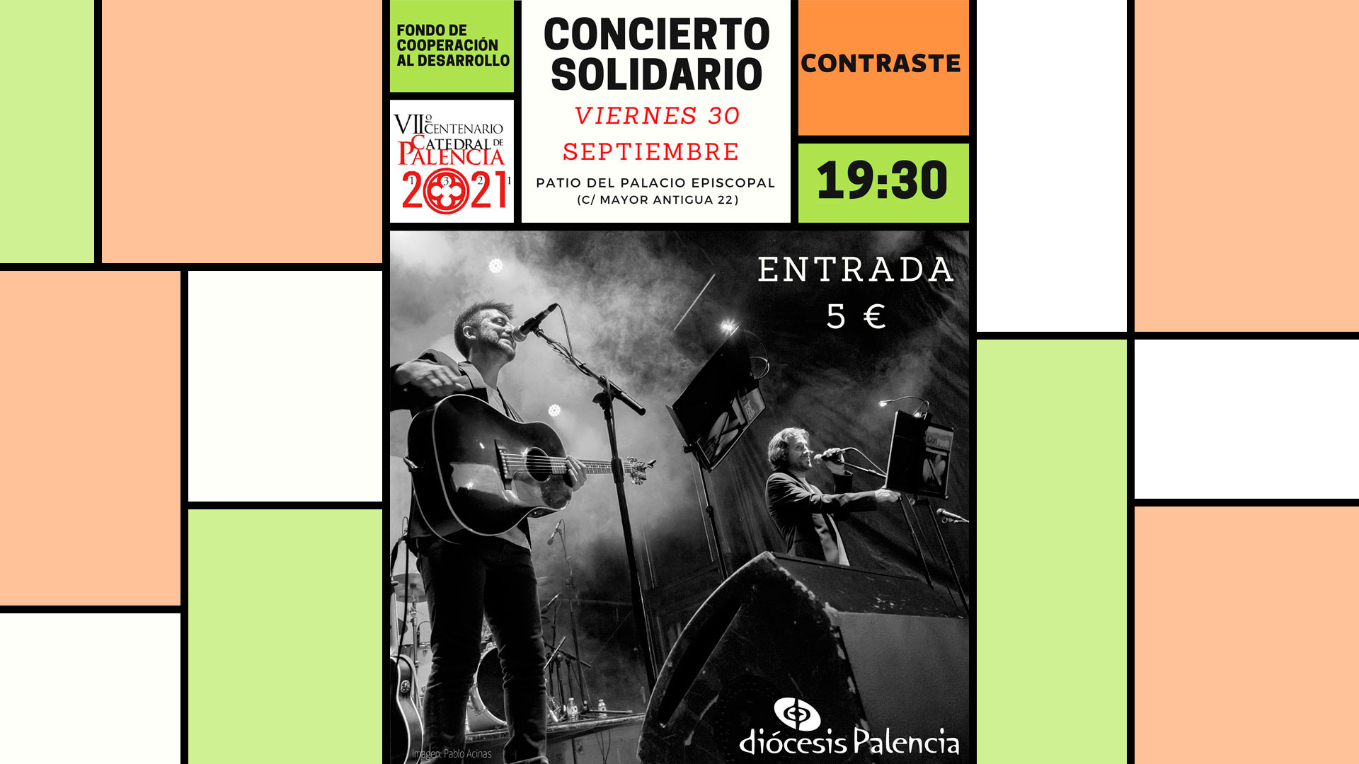 Concierto Solidario con “Contraste” en el Patio de Palacio Episcopal 
