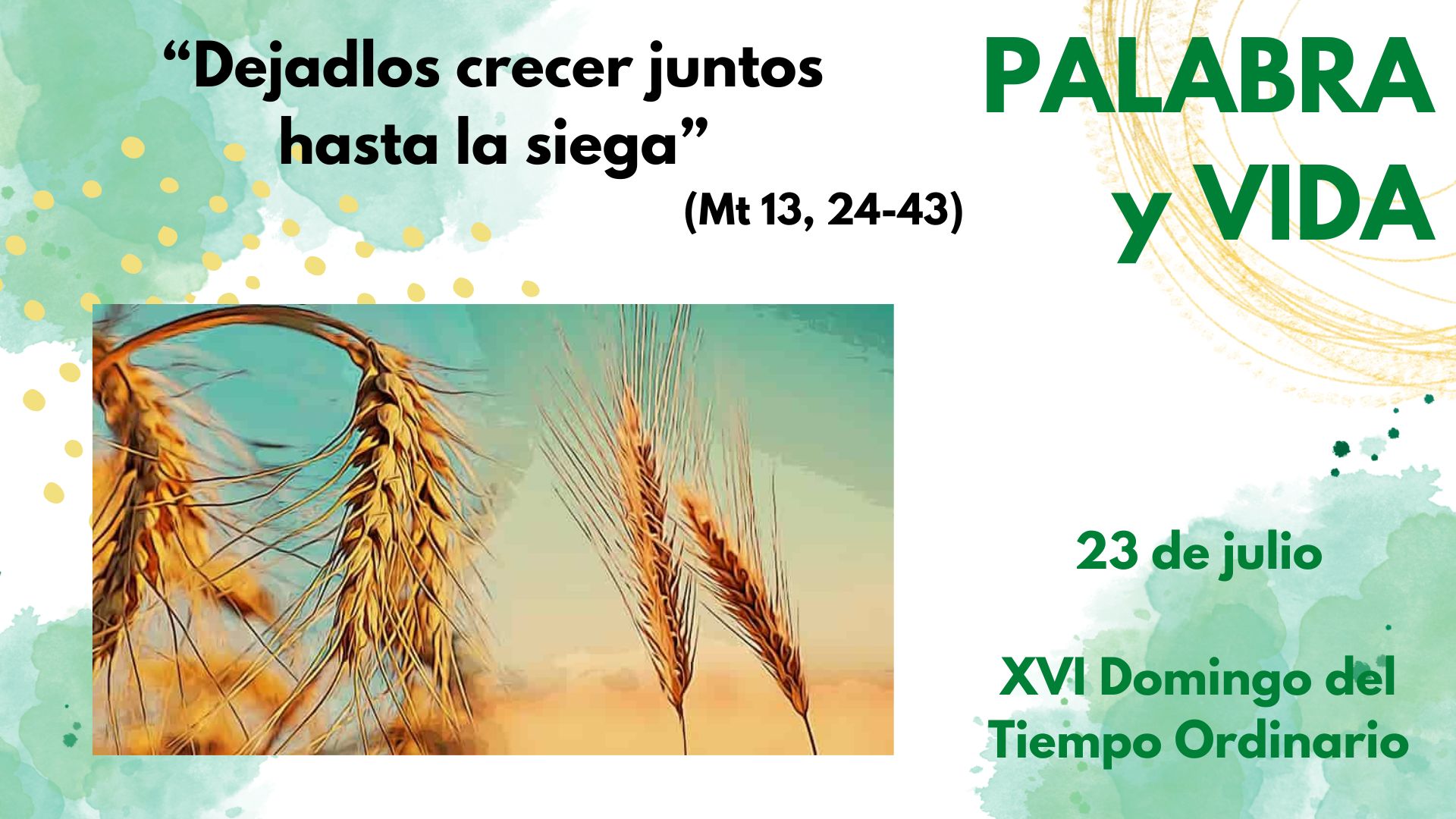 Palabra y Vida. Entender, alcanzar y disfrutar el Reino de los Cielos