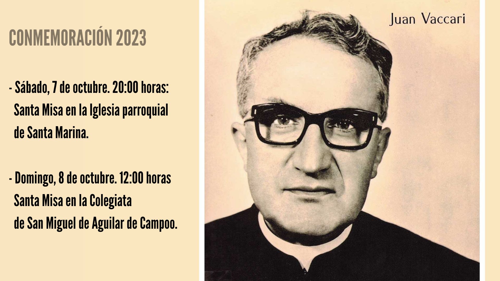 Conmemoración 2023 del Hno. Juan Vaccari