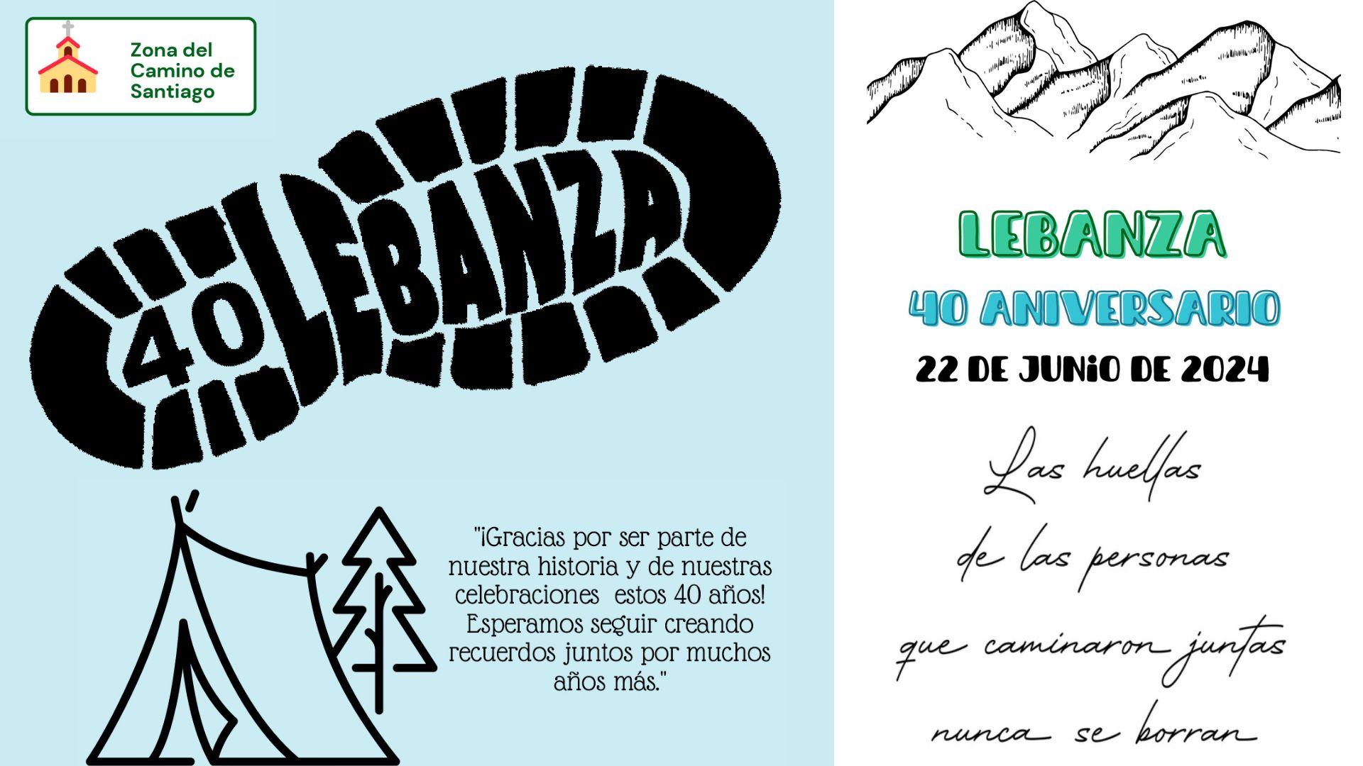 40 aniversario del Campamento en Lebanza - Zona del Camino de Santiago