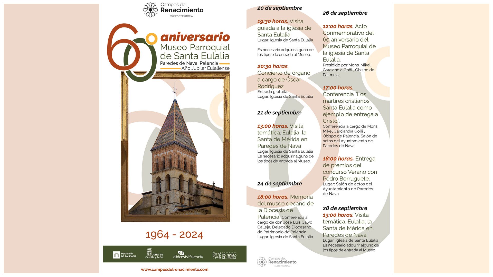 Santa Eulalia de Paredes de Nava celebra el 60 Aniversario del primer Museo Parroquial de España