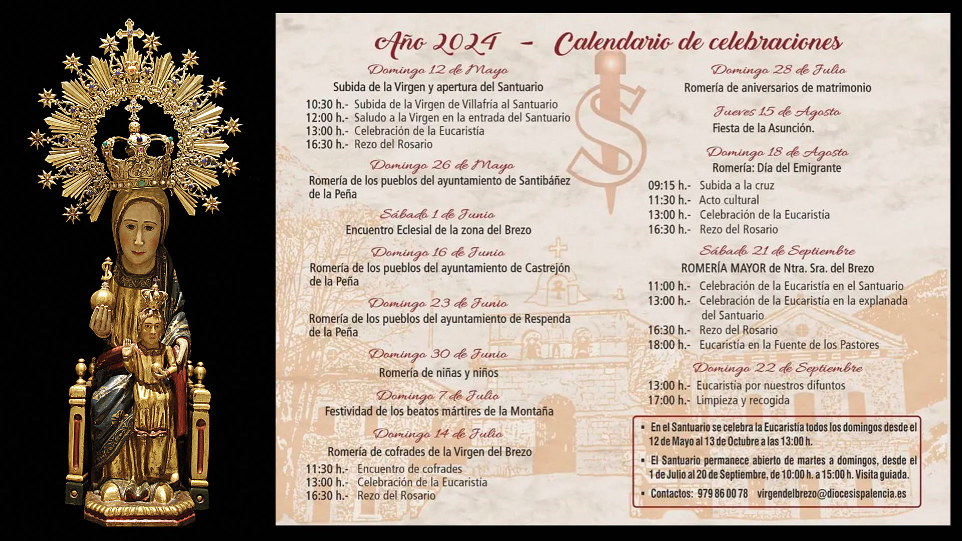 Comienza la actividad en el Santuario del Brezo