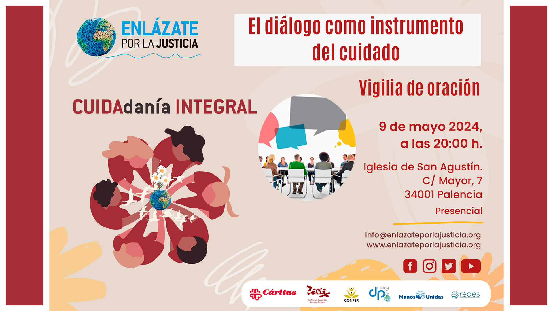 Vigilia 2024 de “Enlázate por la Justicia”