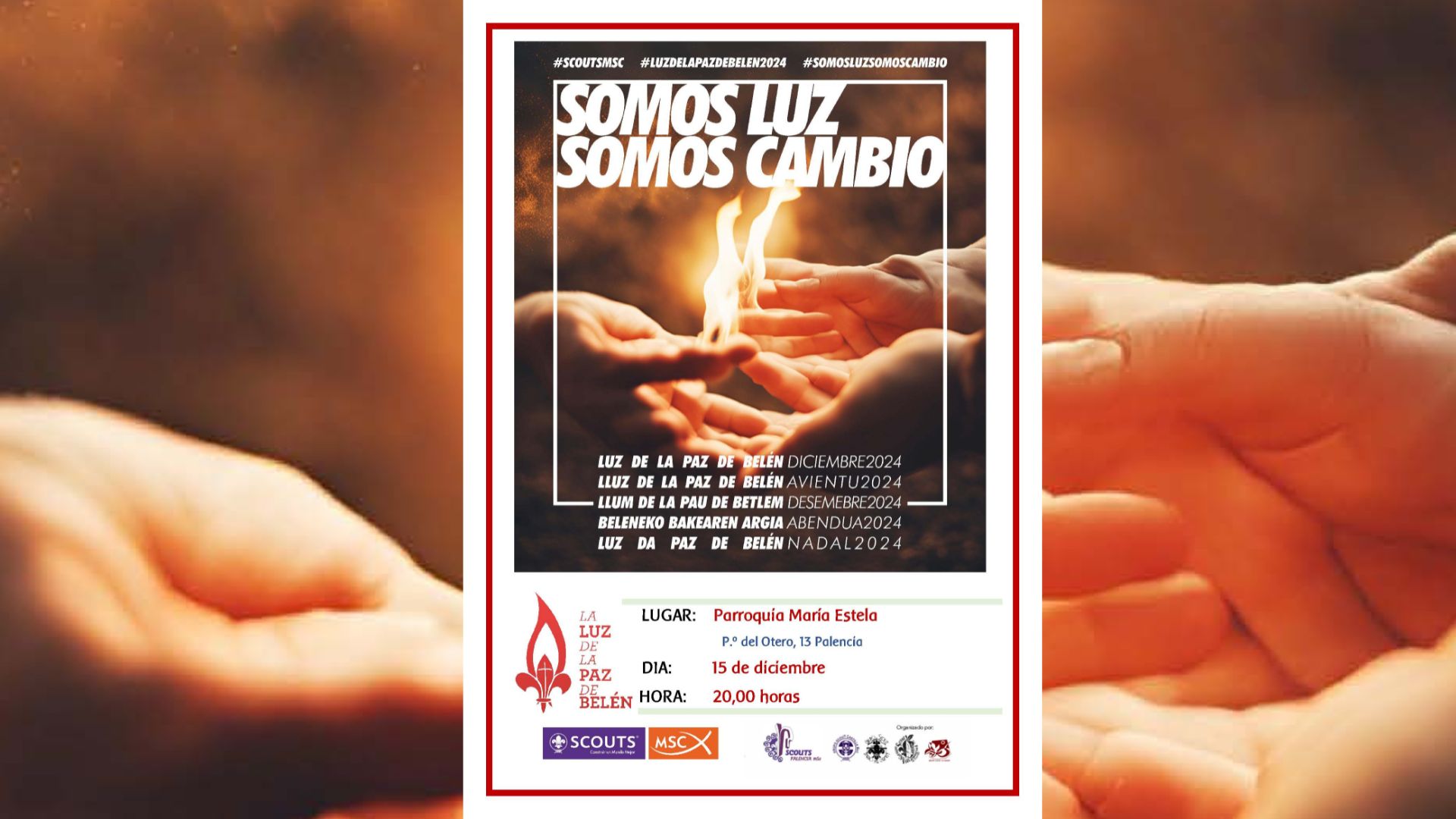 Luz de la Paz de Belén 2024