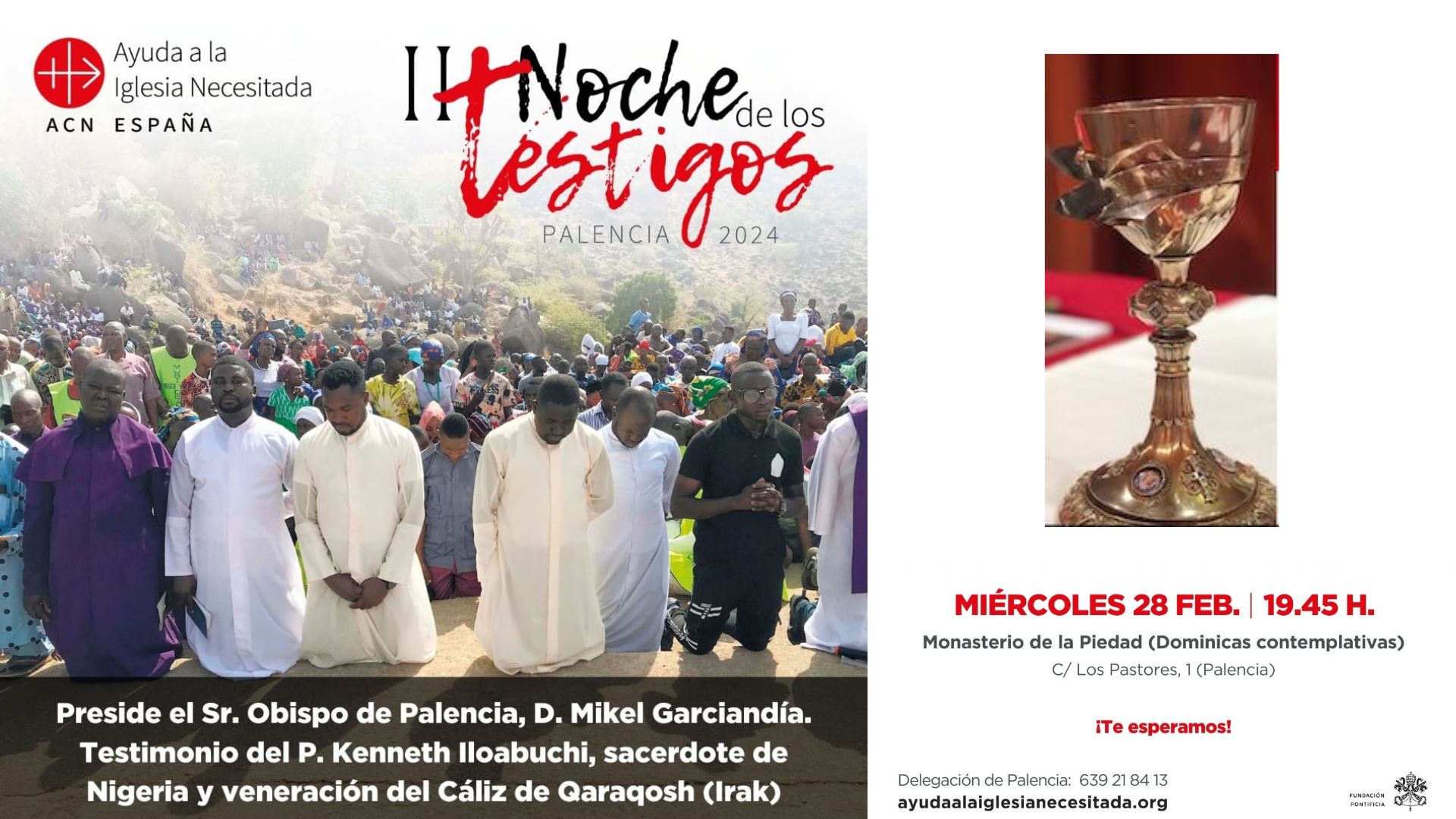 "II Noche de los Testigos" en las Dominicas con Ayuda a la Iglesia Necesitada