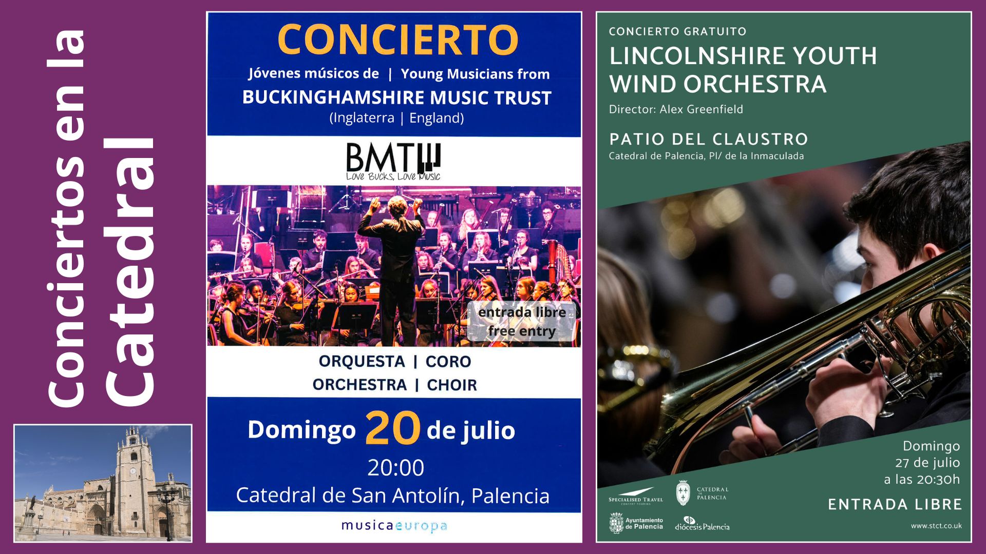 Conciertos con sabor brítanico en la Catedral de Palencia