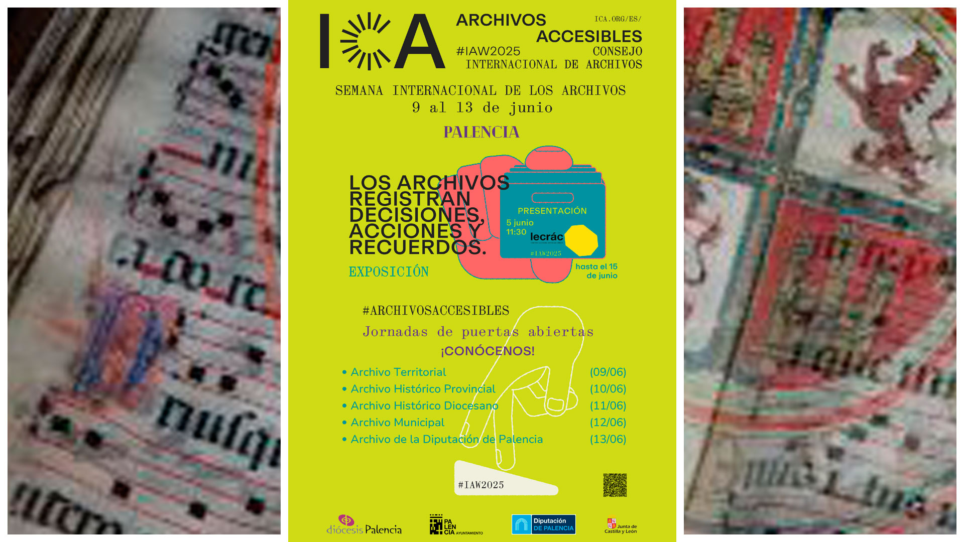 Los Archivos palentinos se unen para celebrar su "Semana Internacional"