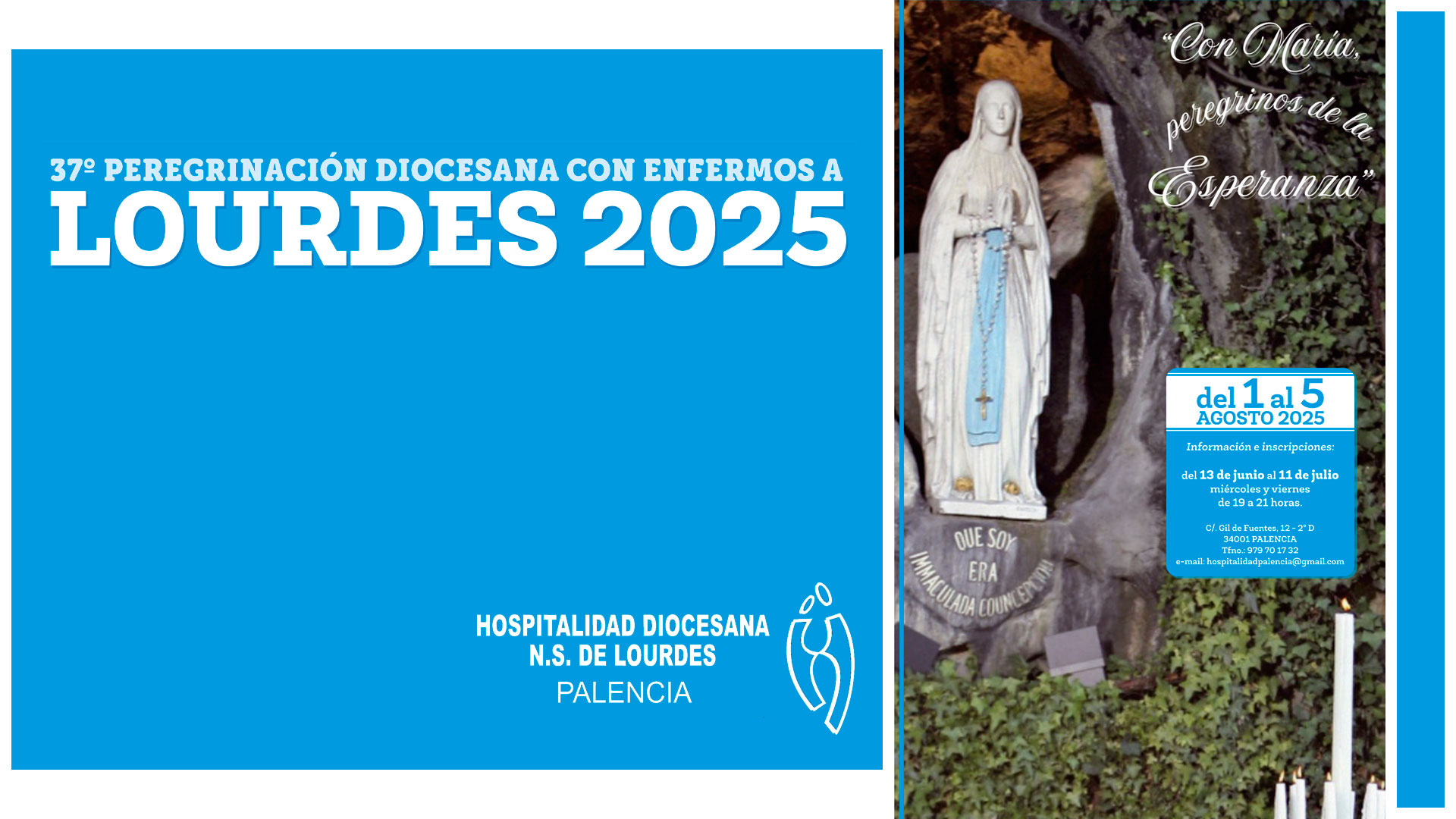 Pereginación diocesana a Lourdes 2025