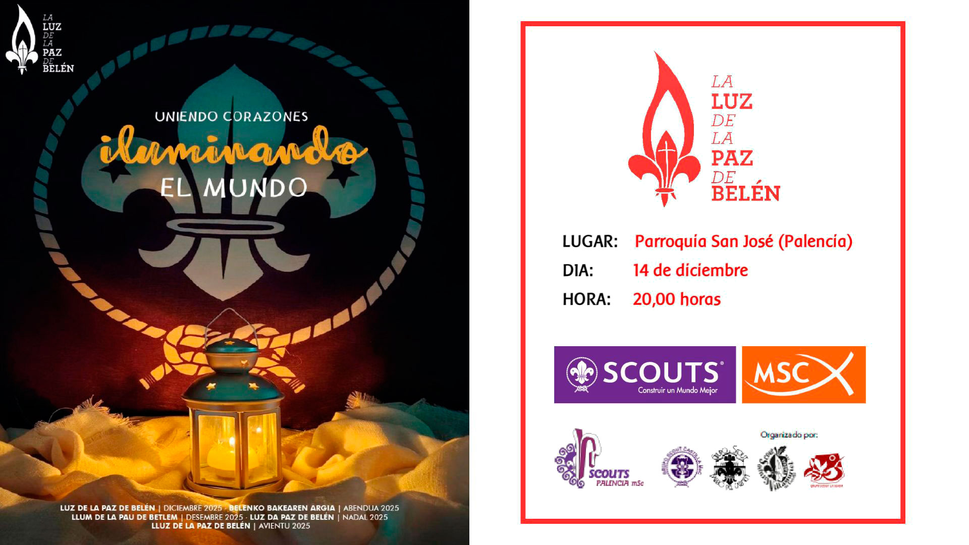 Uniendo corazones iluminando el mundo