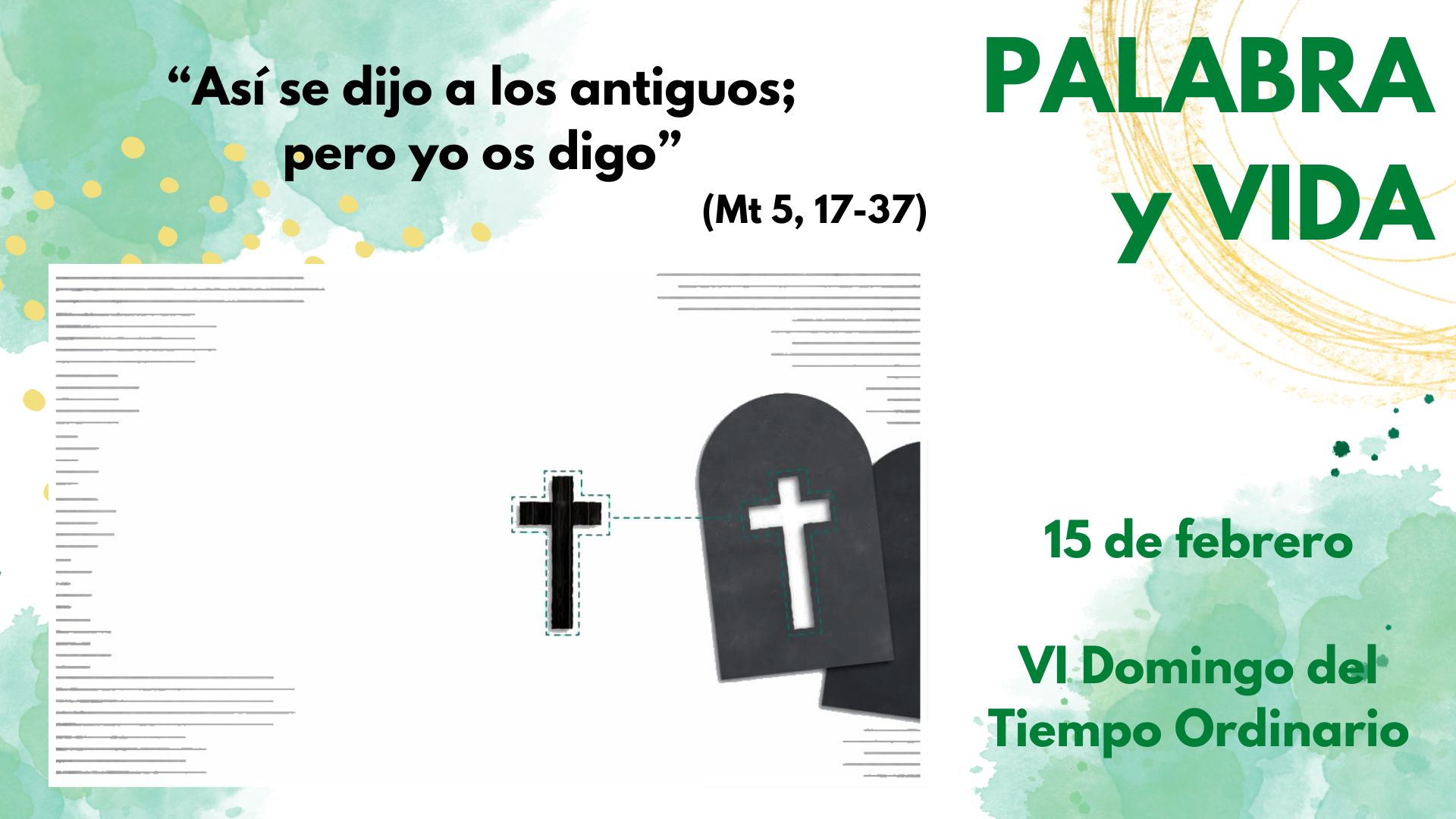 Palabra y Vida - Las normas y leyes