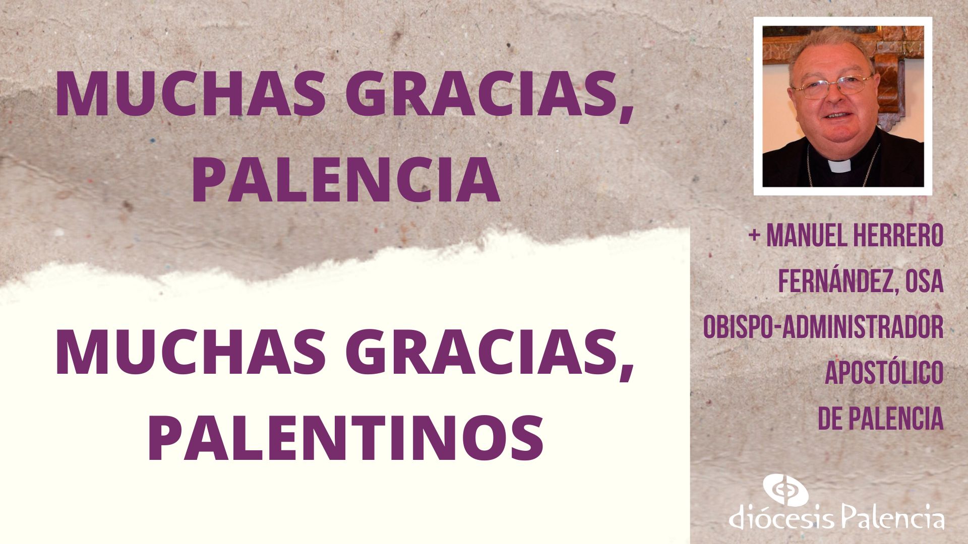 Muchas gracias, Palencia. Muchas gracias, palentinos