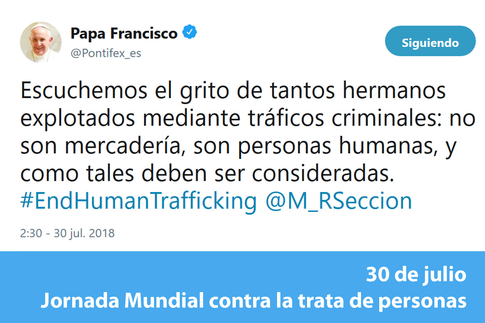 El “crimen vergonzoso” de la trata de personas